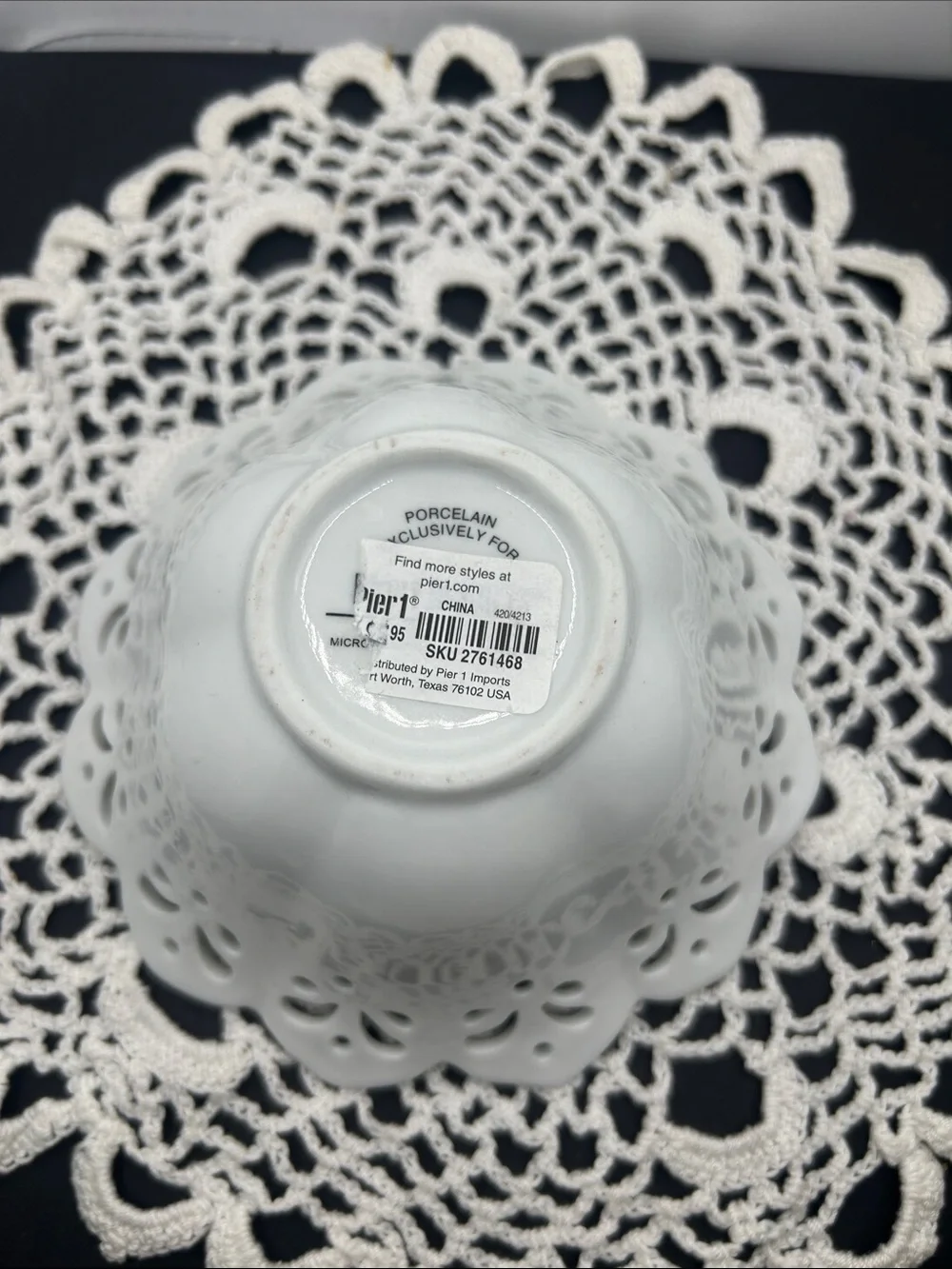 Pier 1 decorative ceramic